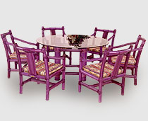 View Dining Set - Cocos Chairs with Arms