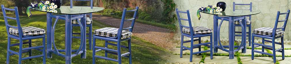 Dining Furniture - Tacuba Chairs, Around a Cocos 3 Legged Rectangle Table