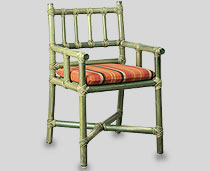 View Marine Chair with arms, tie-ups & with cushion